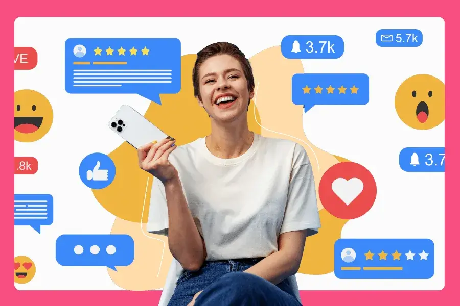 Ergebnis vor/nach dem Löschen negativer Google Bewertungen